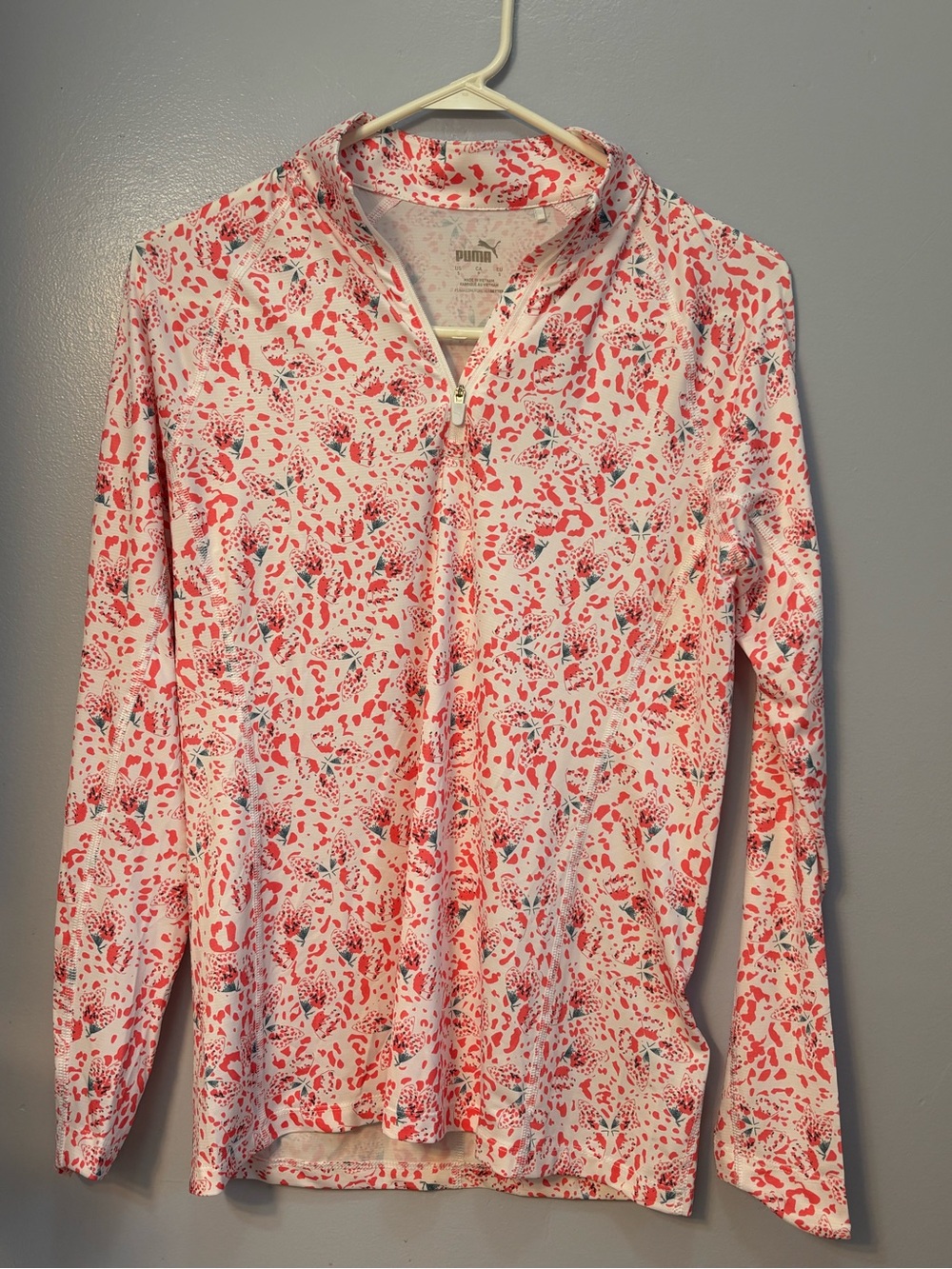 PUMA Women's YouV Mariposa 1/4 Zip Pullover Sz S. NWOT